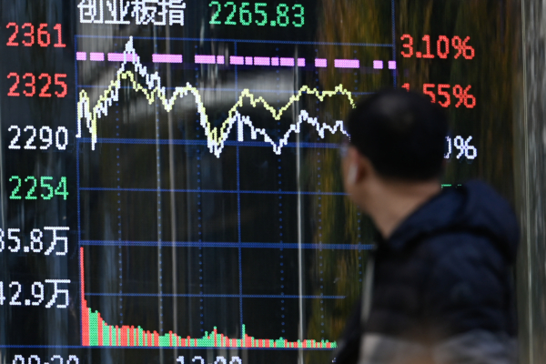 中國股市大跌 滬指半日跌6.3% 深成指跌8%
